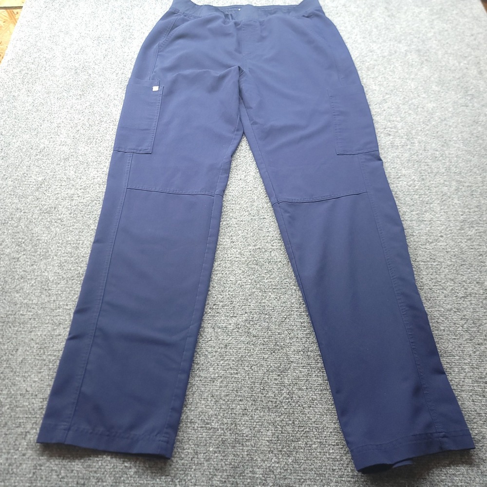 FIGS Technical Collection Navy Blue Cargo Scrub Pants Mens Large T2001